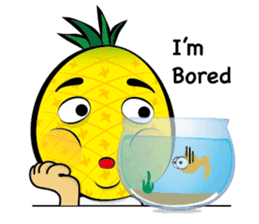 Mr.H-Pineapple 2 (English) sticker #12988938