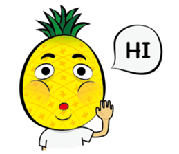Mr.H-Pineapple 2 (English) sticker #12988942