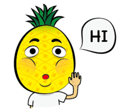 Mr.H-Pineapple 2 (English) sticker #12988942