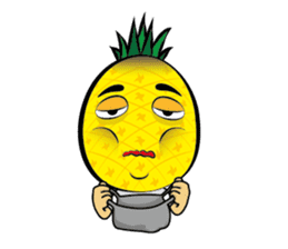Mr.H-Pineapple 2 (English) sticker #12988943