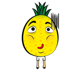Mr.H-Pineapple 2 (English) sticker #12988945