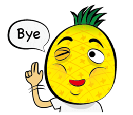 Mr.H-Pineapple 2 (English) sticker #12988948
