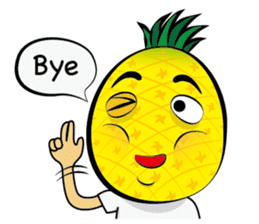 Mr.H-Pineapple 2 (English) sticker #12988948