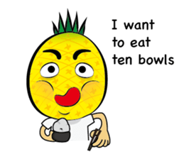 Mr.H-Pineapple 2 (English) sticker #12988950