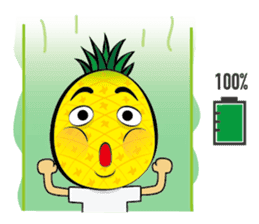 Mr.H-Pineapple 2 (English) sticker #12988951