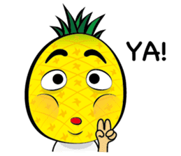 Mr.H-Pineapple 2 (English) sticker #12988954