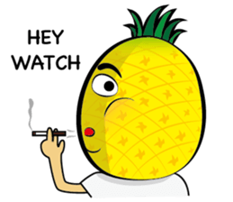 Mr.H-Pineapple 2 (English) sticker #12988955