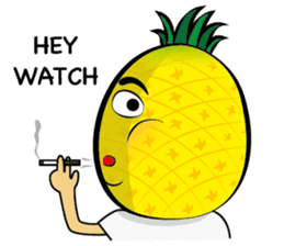 Mr.H-Pineapple 2 (English) sticker #12988955