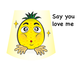 Mr.H-Pineapple 2 (English) sticker #12988960