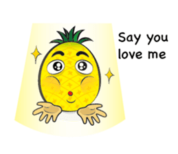 Mr.H-Pineapple 2 (English) sticker #12988960
