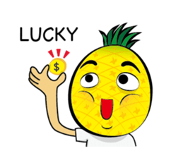 Mr.H-Pineapple 2 (English) sticker #12988962