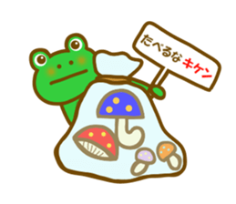 Animal sticker to enjoy the autumn sticker #12989413