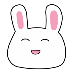 A faint smile rabbit.