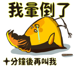 Quiff hairstyle chicken (2) sticker #12989951