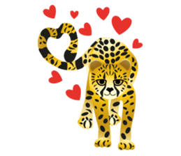 Cheetah sticker #12991006