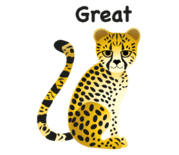 Cheetah sticker #12991017