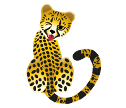 Cheetah sticker #12991019