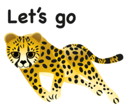 Cheetah sticker #12991021