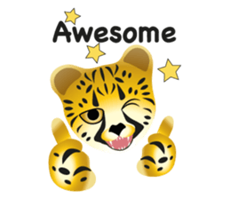 Cheetah sticker #12991023