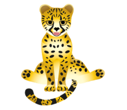 Cheetah sticker #12991024