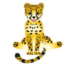 Cheetah sticker #12991024