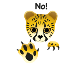 Cheetah sticker #12991025