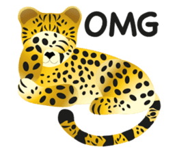 Cheetah sticker #12991029