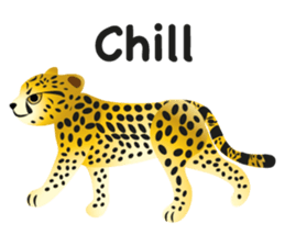 Cheetah sticker #12991041