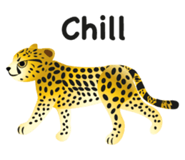 Cheetah sticker #12991041