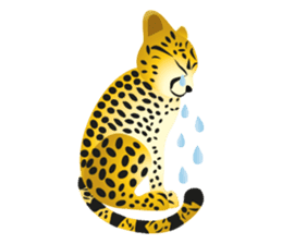 Cheetah sticker #12991043