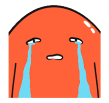 Happiness of yolk frog sticker #12991241