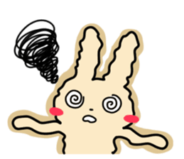Beige Rabbit sticker #12991321