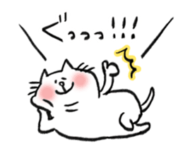 chubby cat 's sticker by monmobis sticker #12991328