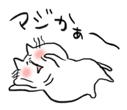 chubby cat 's sticker by monmobis sticker #12991341