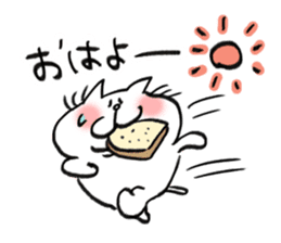 chubby cat 's sticker by monmobis sticker #12991364