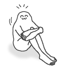 Mysterious humanoid 4 sticker #12991611