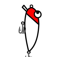 Sticker of Lure Fishing