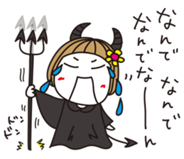 Bangs short girl vol.24 sticker #12991920