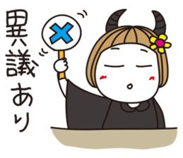 Bangs short girl vol.24 sticker #12991941