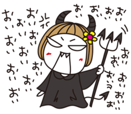 Bangs short girl vol.24 sticker #12991945