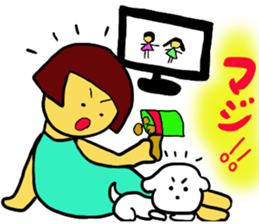 Bichon Frise Sticker part2 sticker #12992044