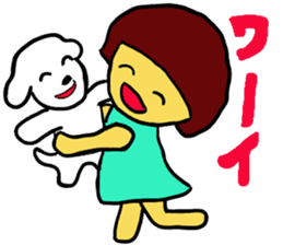 Bichon Frise Sticker part2 sticker #12992052