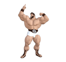 HERCULES The Ultimate Muscle Man 3D sticker #12992342
