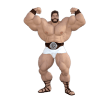 HERCULES The Ultimate Muscle Man 3D sticker #12992343