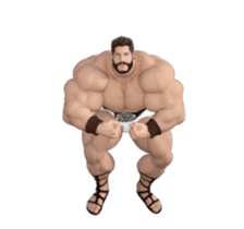 HERCULES The Ultimate Muscle Man 3D sticker #12992347