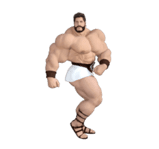 HERCULES The Ultimate Muscle Man 3D sticker #12992348