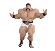 HERCULES The Ultimate Muscle Man 3D sticker #12992350