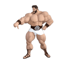 HERCULES The Ultimate Muscle Man 3D sticker #12992356