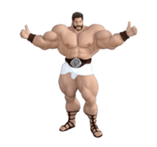 HERCULES The Ultimate Muscle Man 3D sticker #12992359
