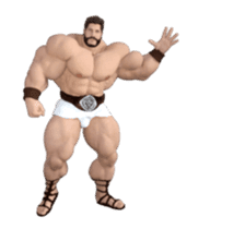 HERCULES The Ultimate Muscle Man 3D sticker #12992364